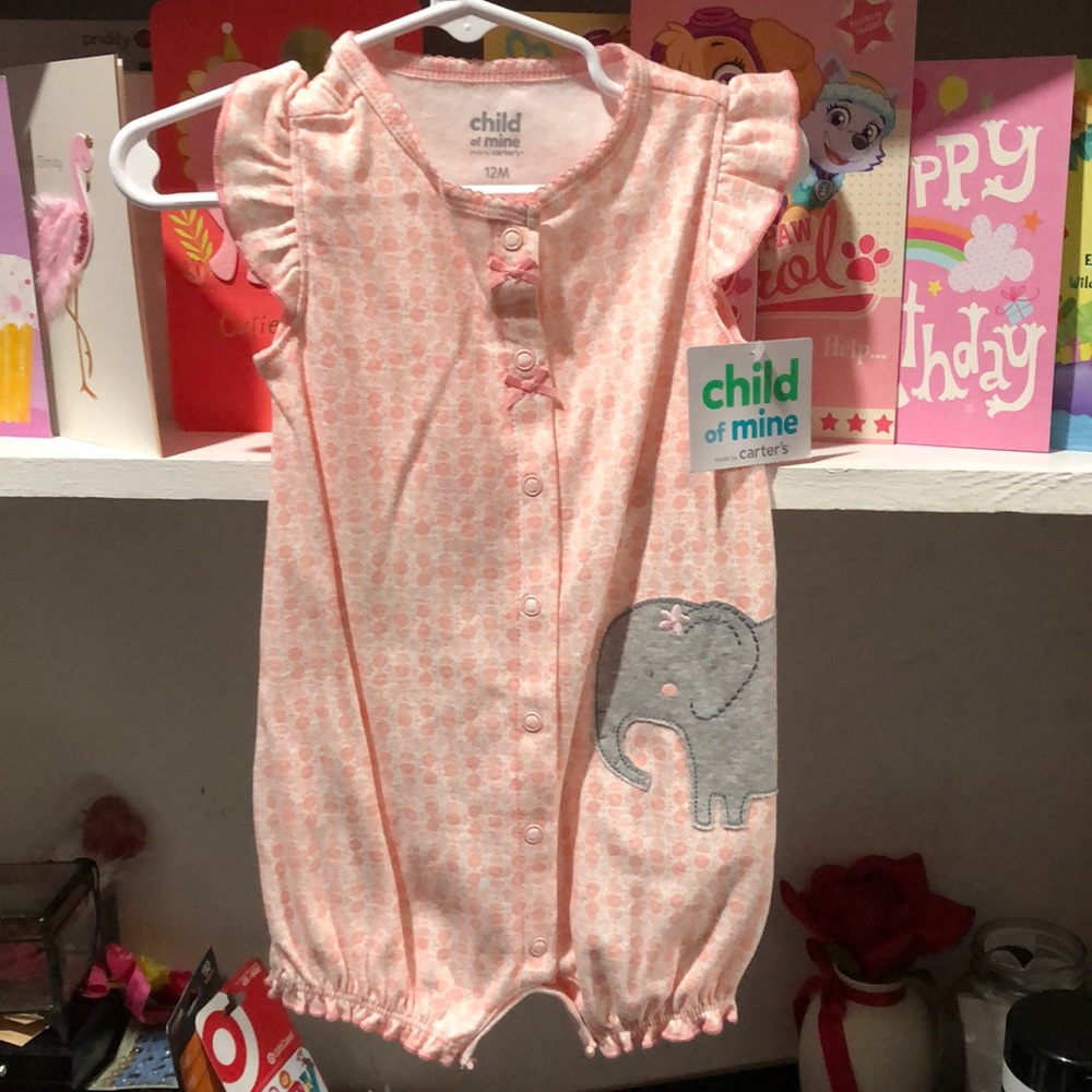 pink elephant Onesie